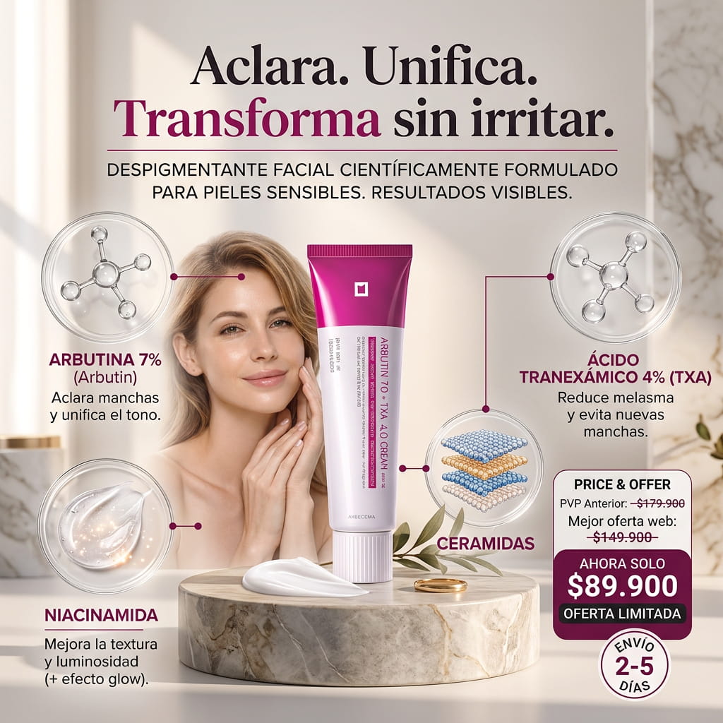 CREMA DESPIGMENTANTE ARBUTIN 7.0 TXA 4.0