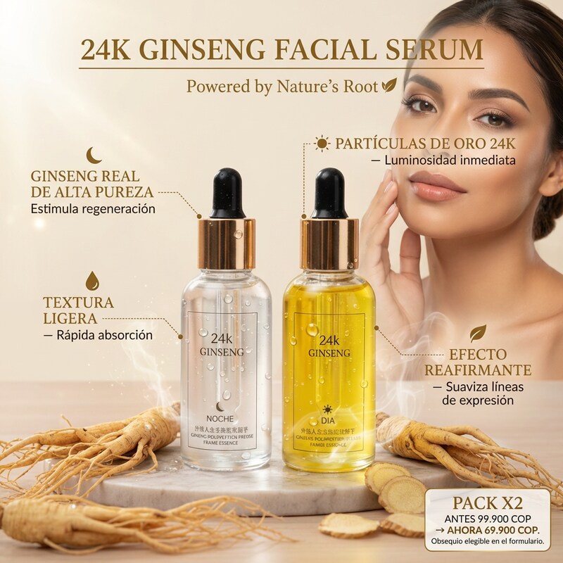 GoldenLift 24K – Ritual Imperial Ginseng + OBSEQUIO + ENVÍO GRATIS