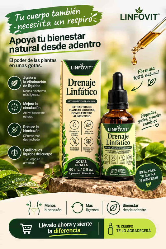 Linfovit Gotas Drenaje linfático