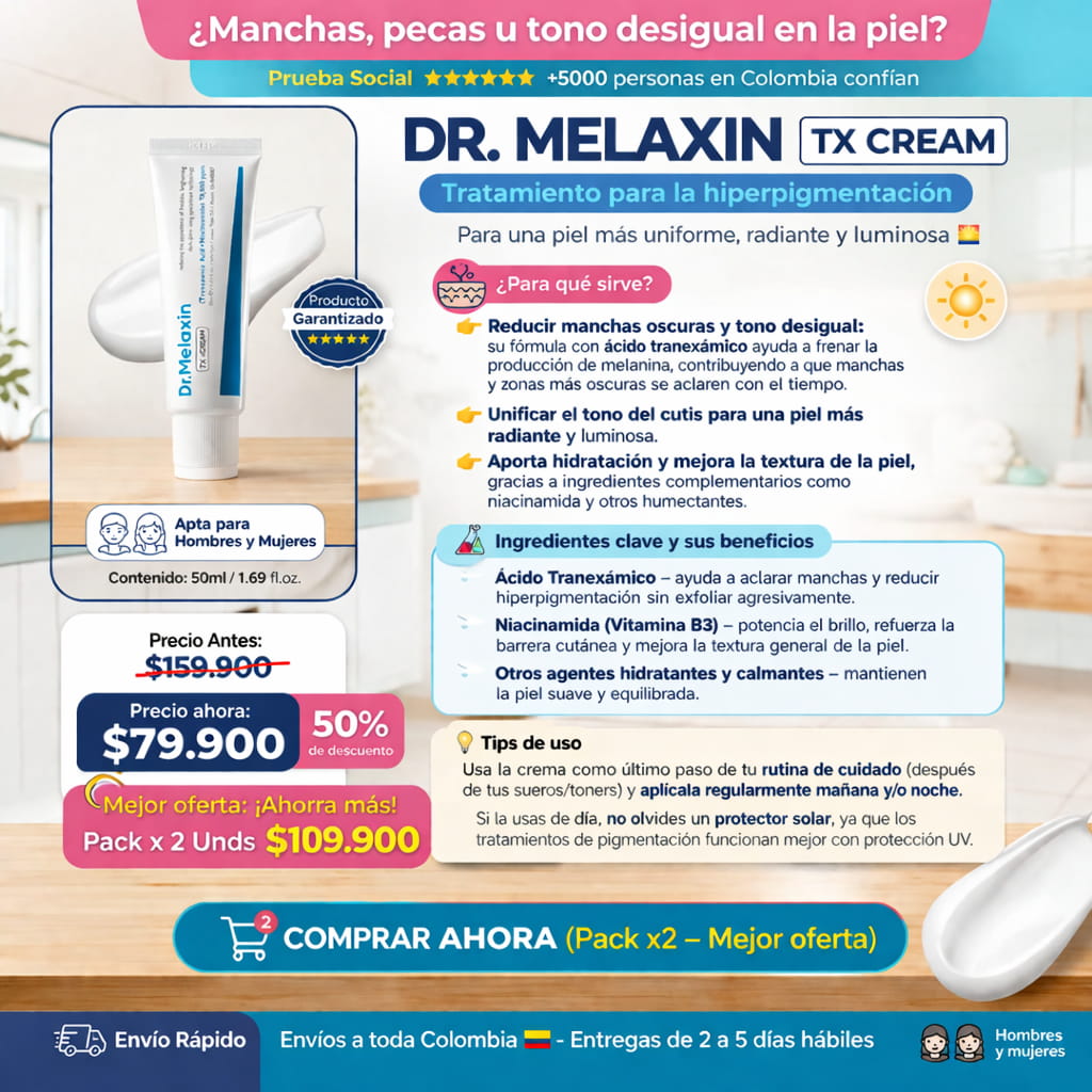 DR MELAXIN TX CREAM + OBSEQUIO