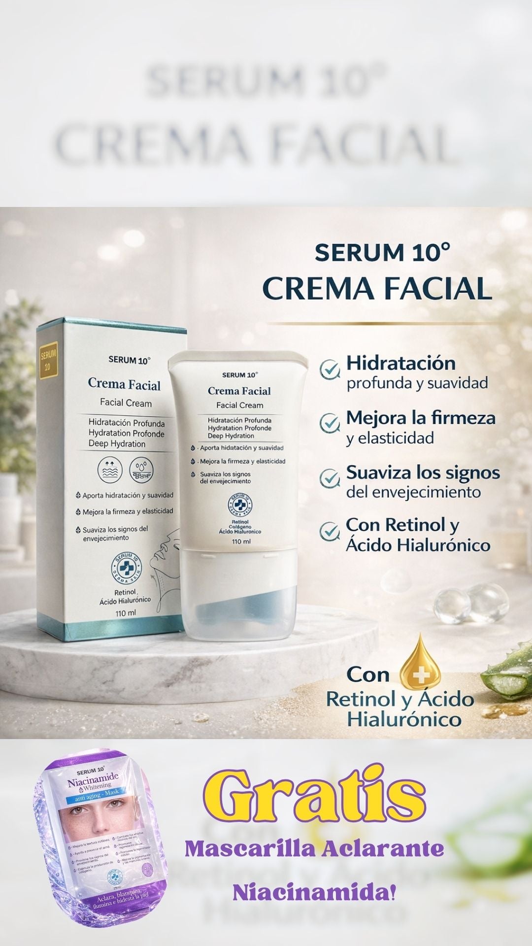CREMA REAFIRMANTE SERUM 10