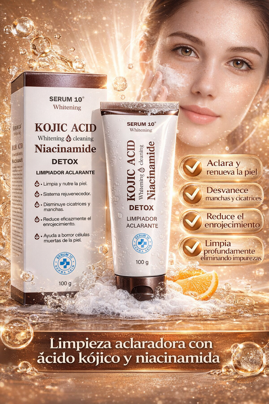 Jabon Aclarante De Kojic Serum 10