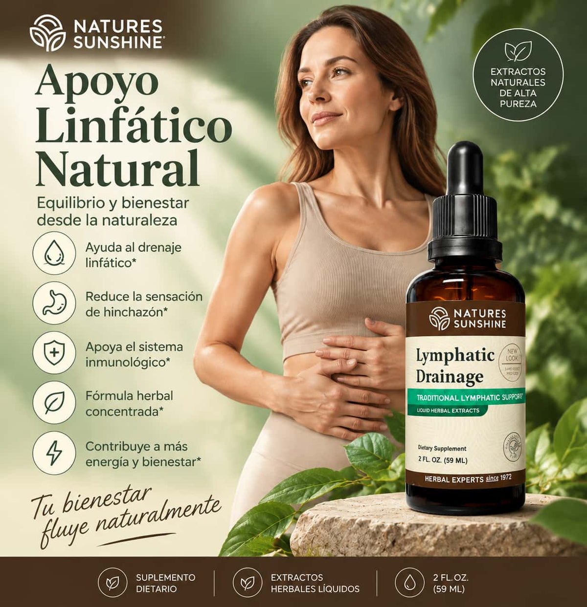 DRENAJE LINFATICO  Natures Sunshine