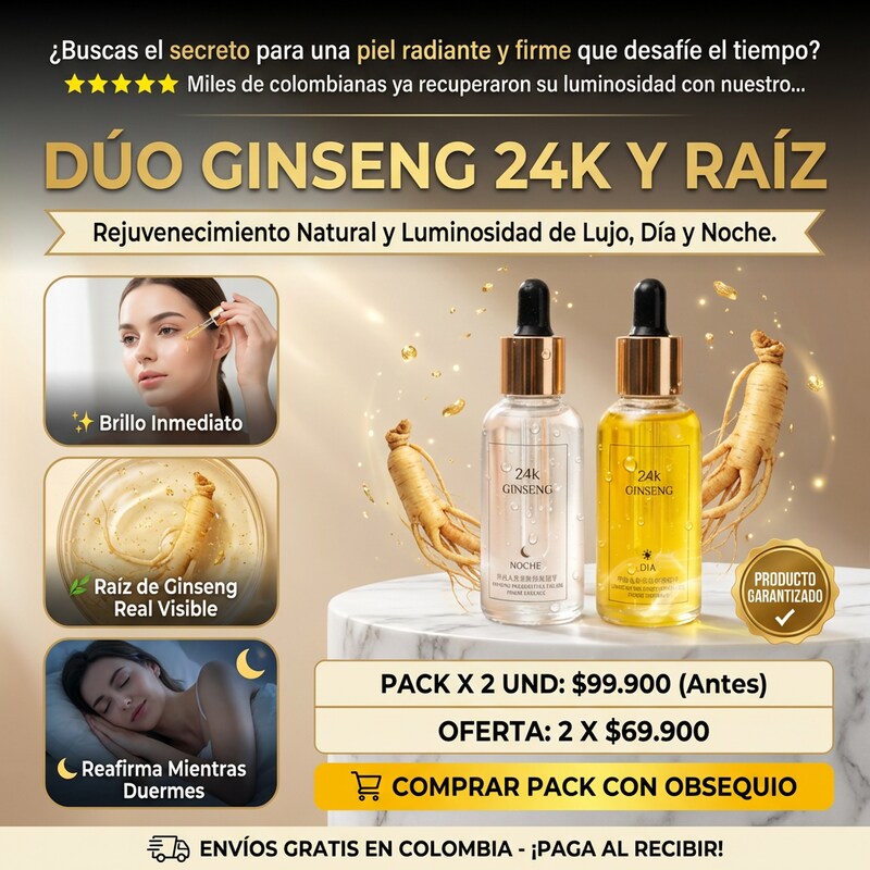 GoldenLift 24K – Ritual Imperial Ginseng + OBSEQUIO + ENVÍO GRATIS